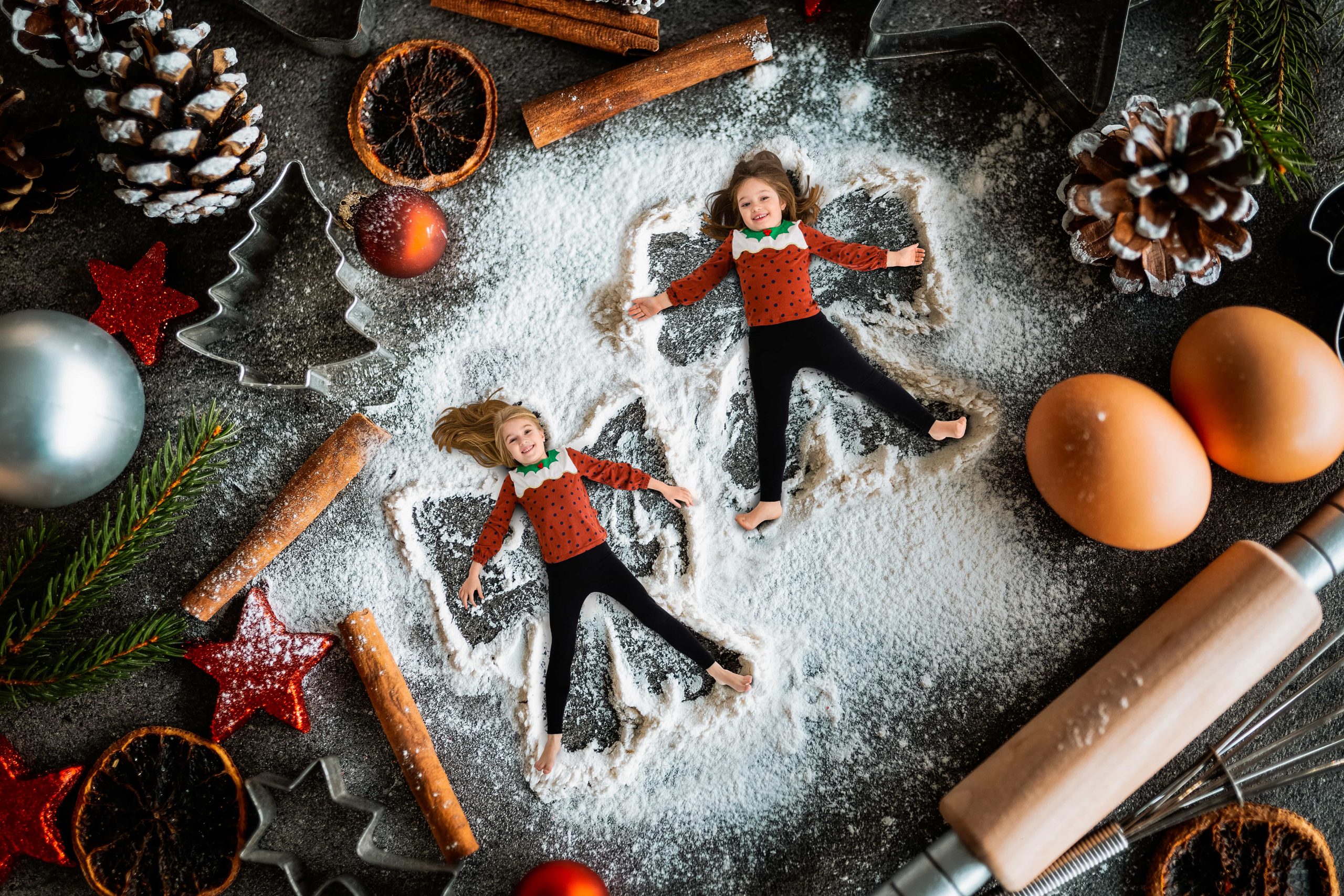 Christmas Flour angels